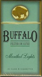 Buffalo Menthol Light King Box 